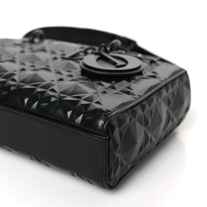 Christian Dior Calfskin Cannage Diamond Medium Lady D-Joy Black 8 of 8