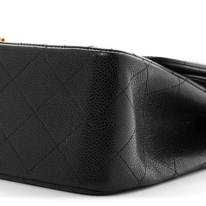 Chanel Caviar Quilted Jumbo Double Flap Black 10 of 10