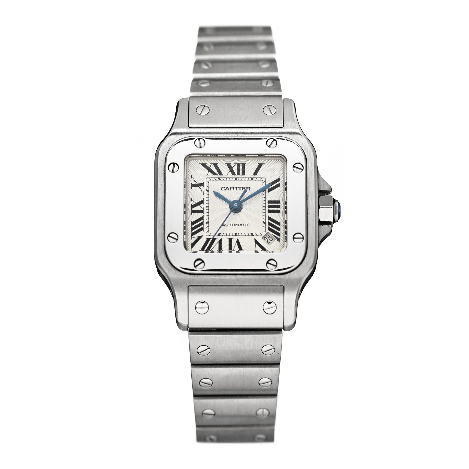 Cartier Stainless Steel 24mm Santos de Cartier Galbee Automatic Watch 1 of 4