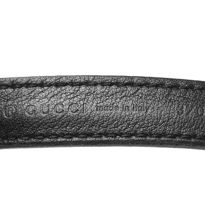 Gucci Moon Calfskin Nickel Interlocking G 20mm Belt 100 40 Camelia 4 of 6