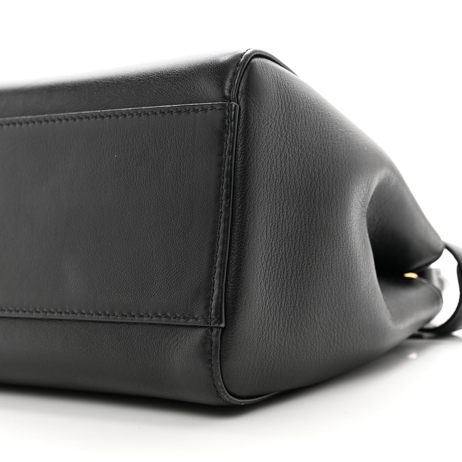 Fendi Nappa Mini Peekaboo Iconic Satchel Black 9 of 10