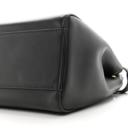 Fendi Nappa Mini Peekaboo Iconic Satchel Black 9 of 10