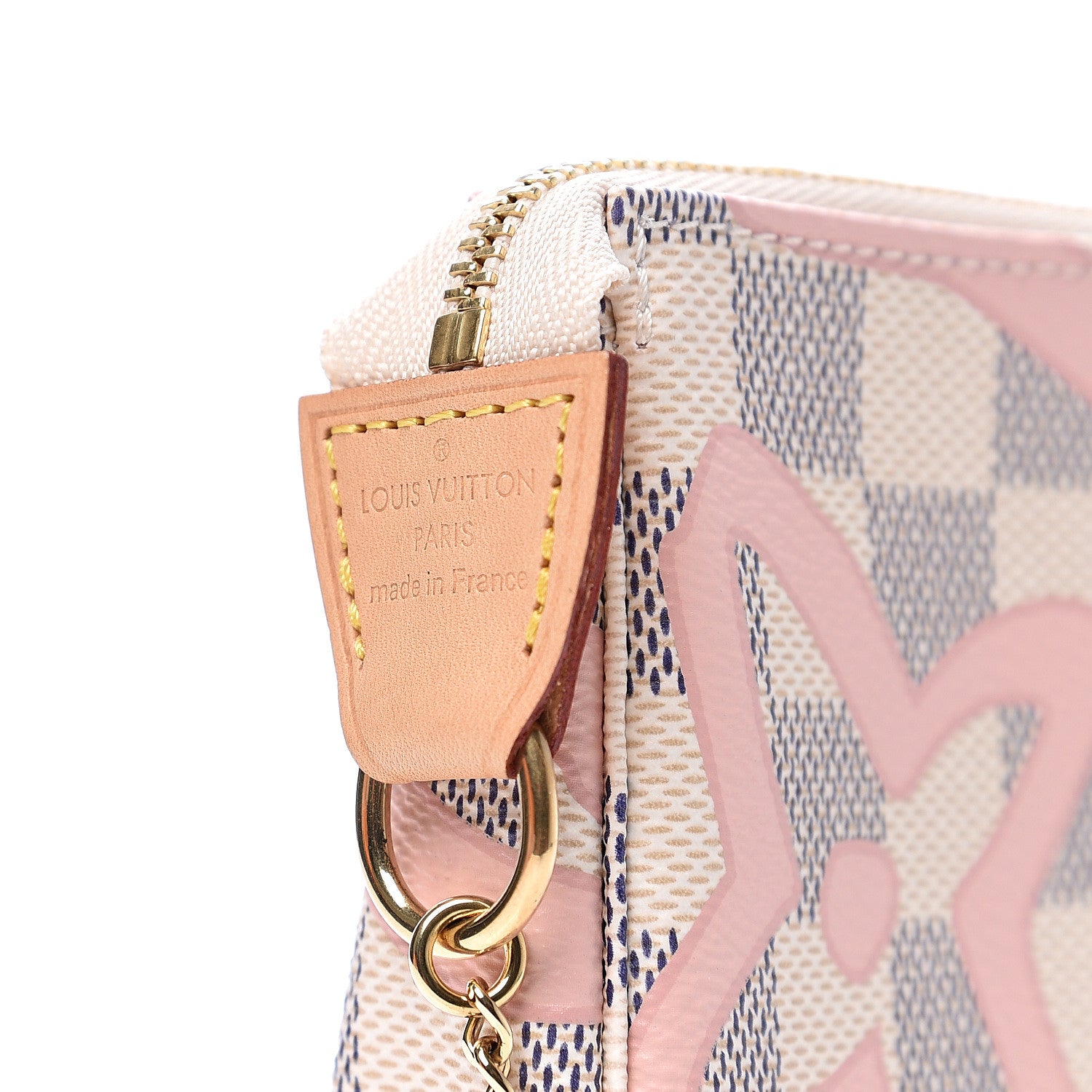 Louis Vuitton Damier Azur Tahitienne Mini Pochette Accessories 6 of 7