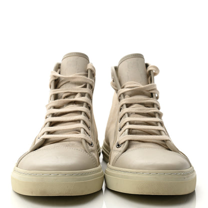 Gucci Monogram Mens High Top Sneakers 8 Mystic White 2 of 10
