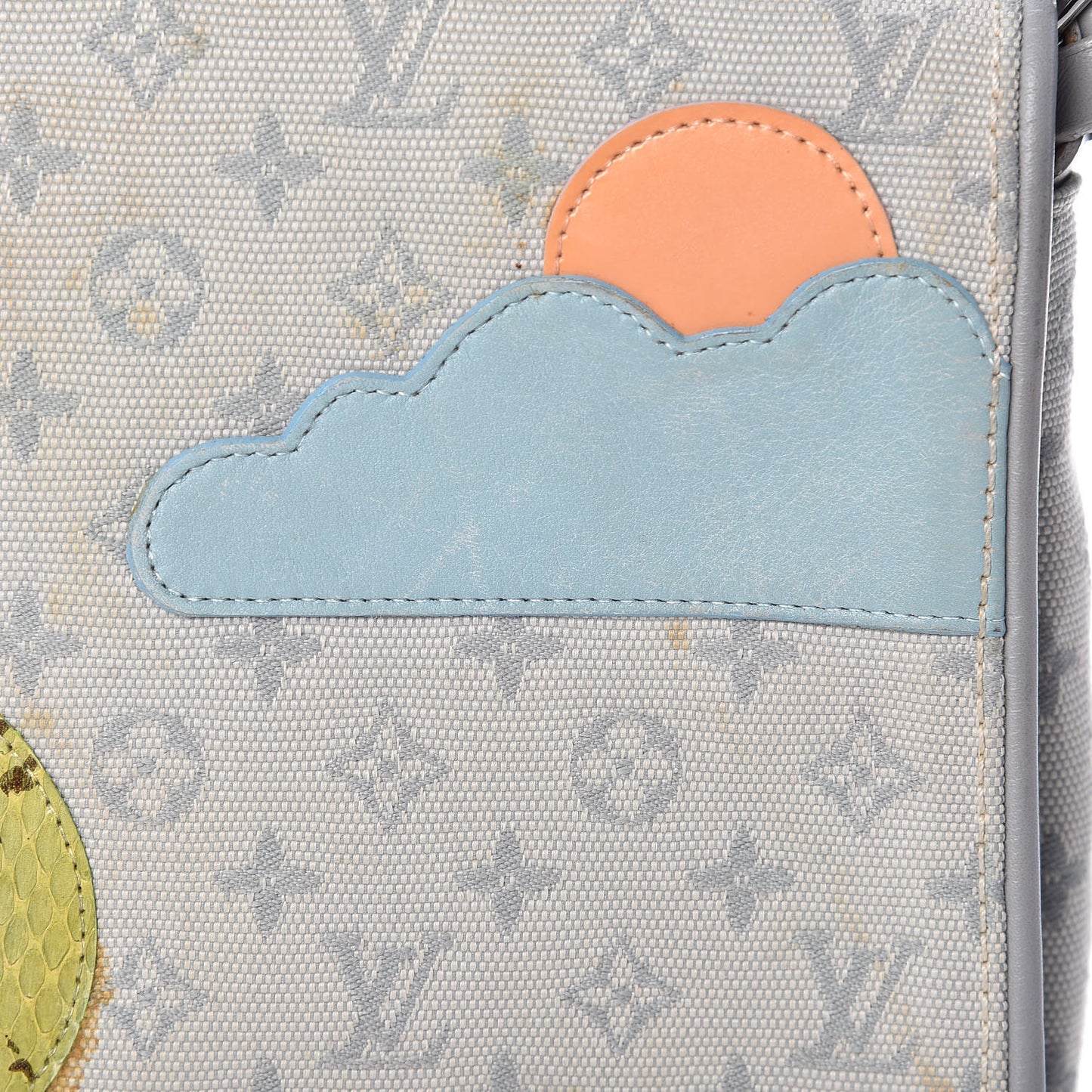 Mini Monogram Patchwork Conte De Fees Musette Grey