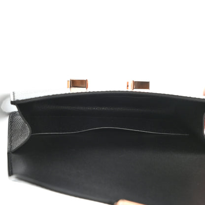 Hermes Lizard Constance Slim Wallet Black 5 of 7
