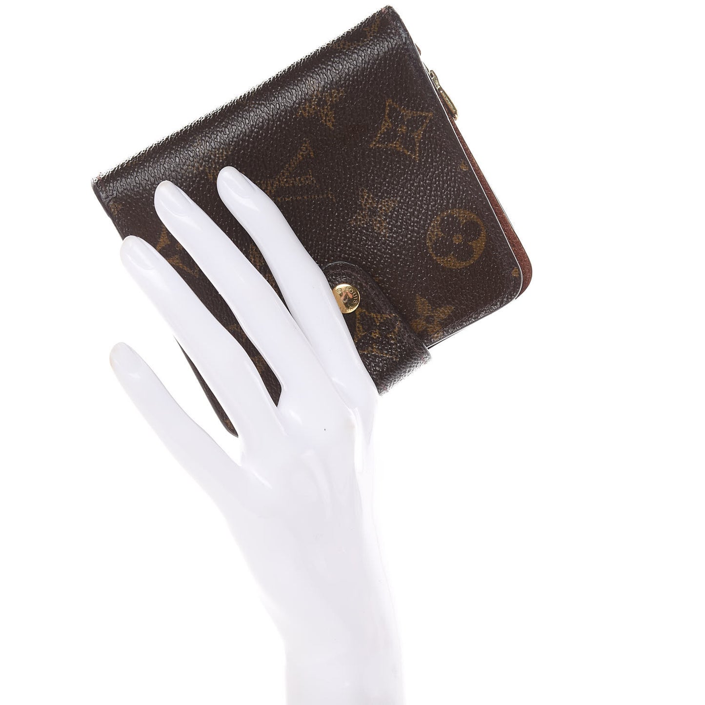 Monogram Compact Zippe Zipped Wallet