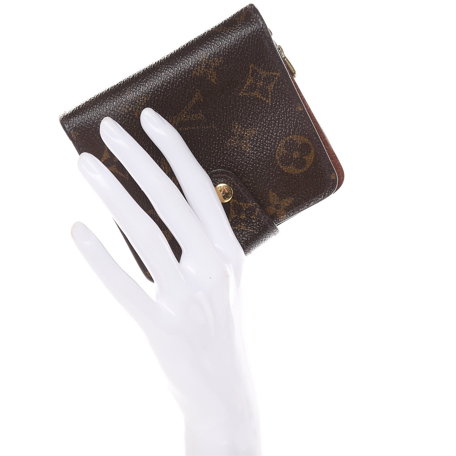Louis Vuitton Monogram Compact Zippe Zipped Wallet 2 of 13