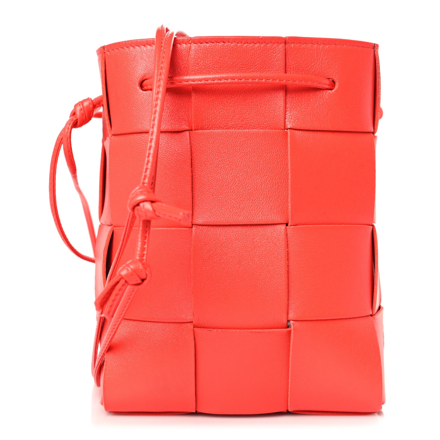 Bottega Veneta Nappa Maxi Intrecciato Small Cassette Bucket Bag Firework 1 of 8