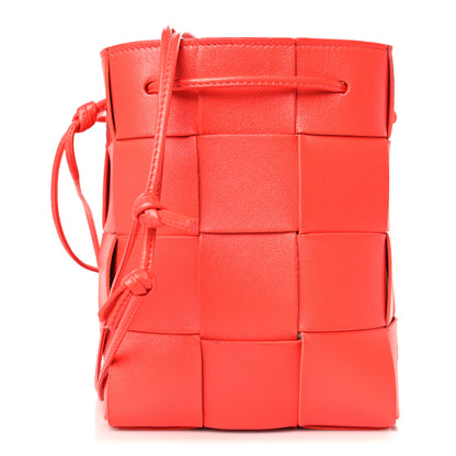 Bottega Veneta Nappa Maxi Intrecciato Small Cassette Bucket Bag Firework 1 of 8