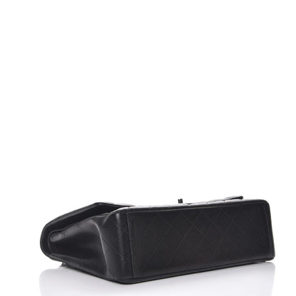 Chanel Lambskin Quilted Maxi Double Flap Black 5 of 11