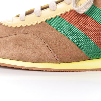 Gucci Suede Web Womens Rocket Sneakers 41 Nocciola Burro 10 of 17