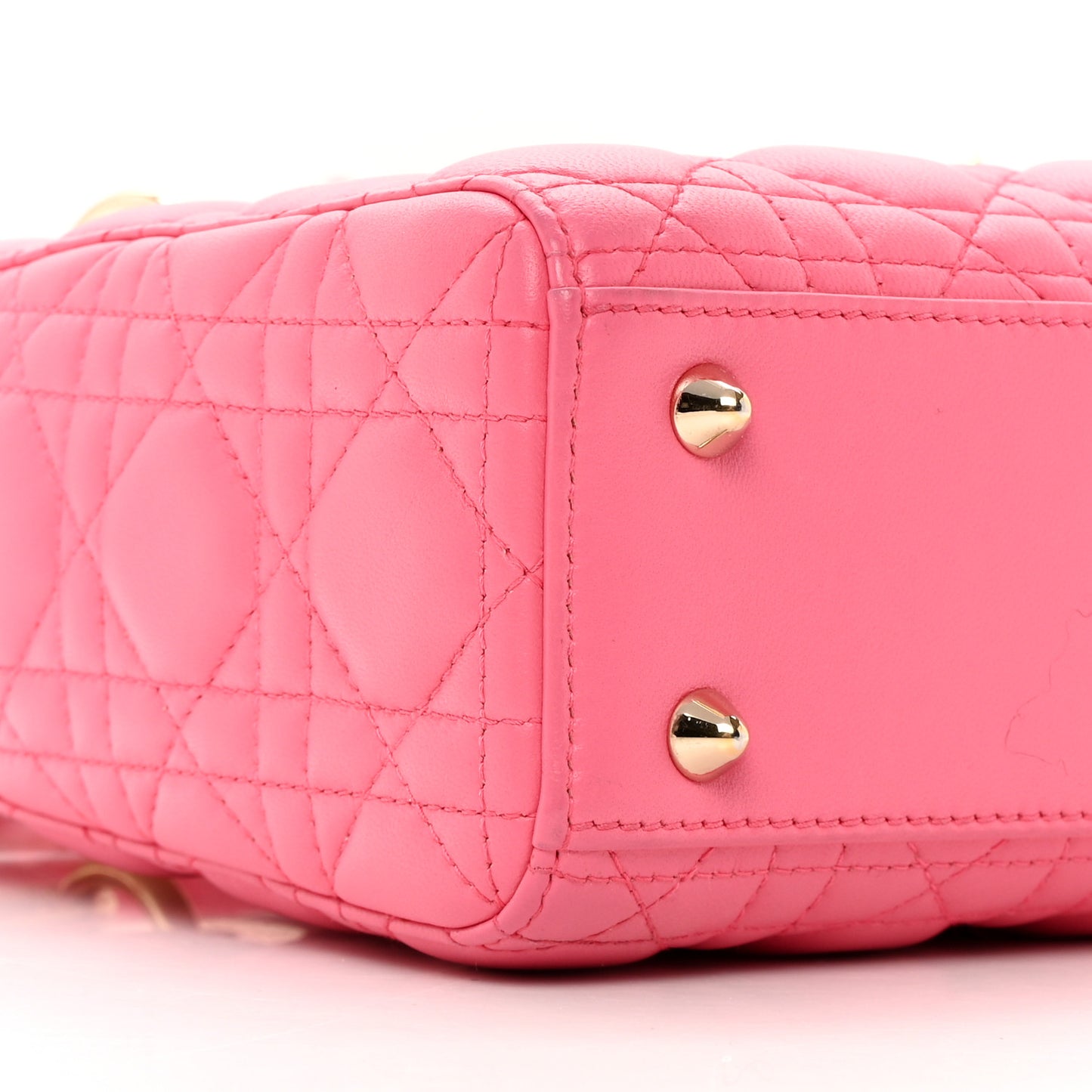 Lambskin Cannage Small My ABCDior Lady Dior Pink