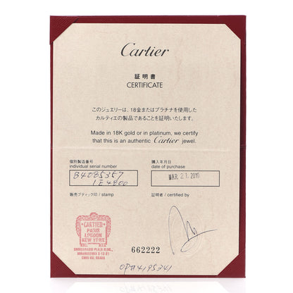 Cartier Platinum 3.5mm LOVE Wedding Band Ring 57 8 5 of 5