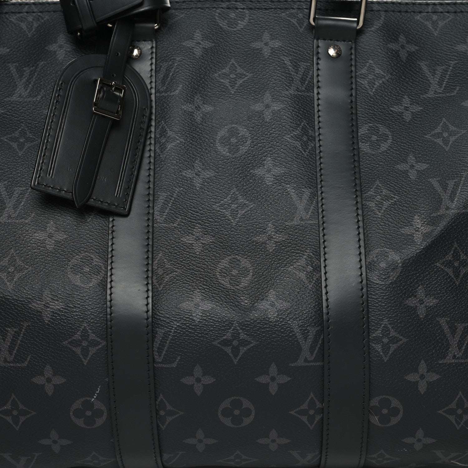 Louis Vuitton Monogram Eclipse Keepall Bandouliere 45 6 of 11