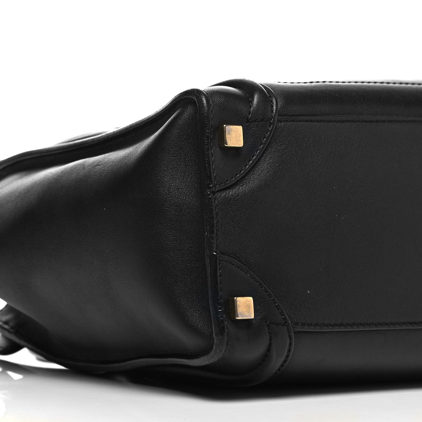 Smooth Calfskin Micro Luggage Black
