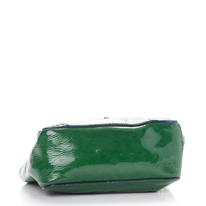 Chloe Patent Calfskin Small Elsie Shoulder Bag Green 5 of 14