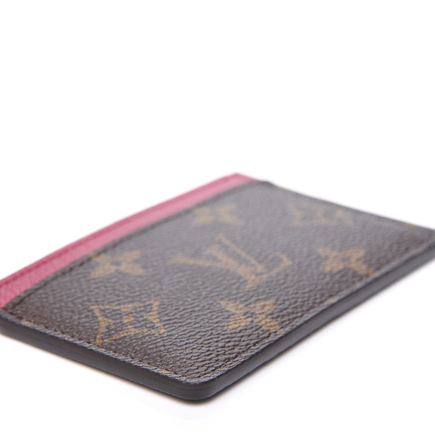 Monogram Card Holder Fuchsia