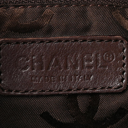 Chanel Calfskin Turnlock Shopper Tote Brown 7 of 11