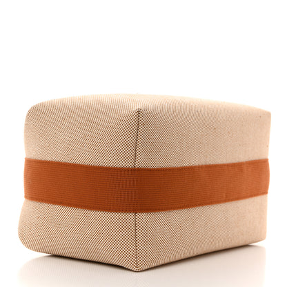 Hermes Canvas Large Bride-A-Brac Cabriole Case Biscuit 4 of 7