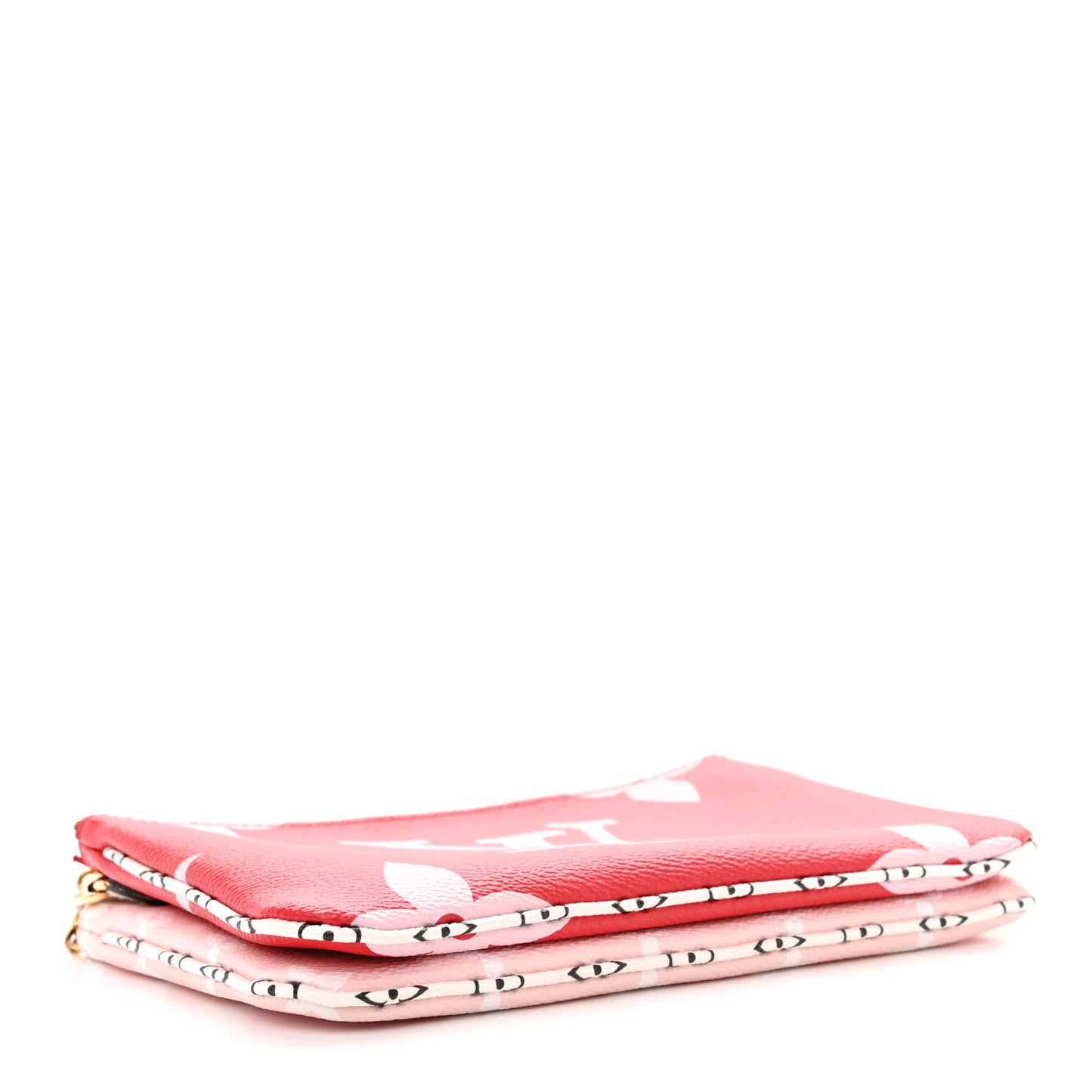 Monogram Giant Double Zip Pochette Rouge