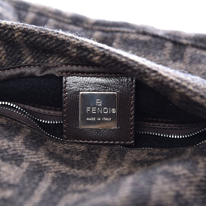 Fendi Wool Baguette Tobacco 6 of 10