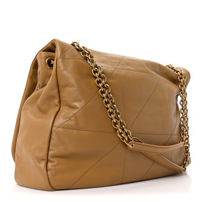 Saint Laurent Lambskin Matelasse Monogram Large Jamie 4.3 Tabac Brown 3 of 10