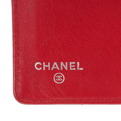 Chanel Patent Quilted Brilliant Yen Wallet Red 6 of 10