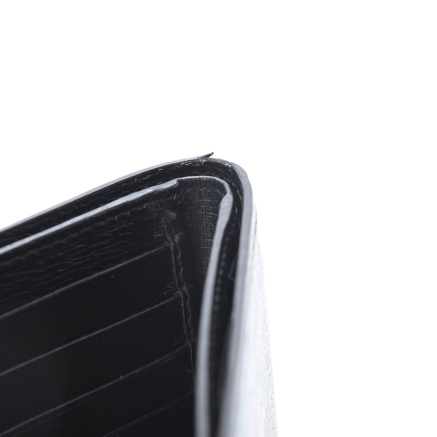 Shangai Calfskin Kingsnake Bi-Fold Wallet Black