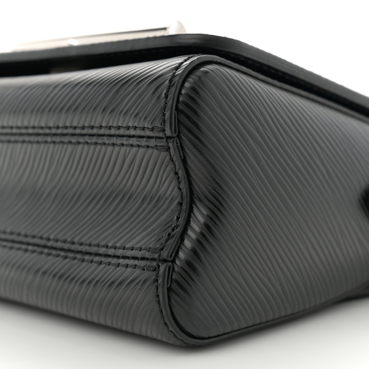 Louis Vuitton Epi Twist Lock Shoulder Bag XL Black 10 of 10