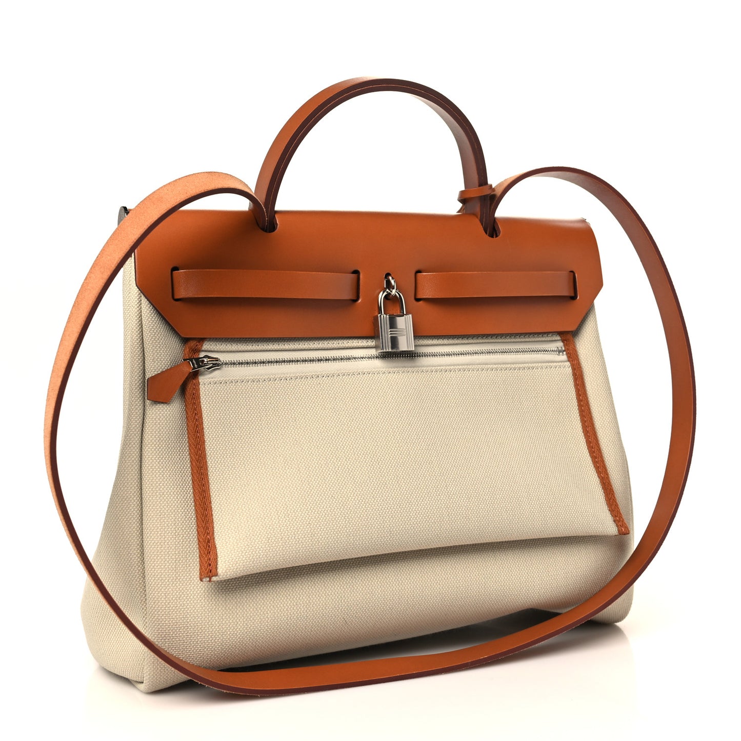 Vache Hunter Criss Viking Herbag Zip Retourne 31 PM Ecru Beige Naturel