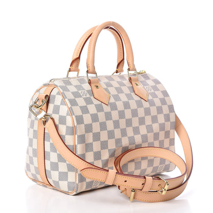 Louis Vuitton Damier Azur Speedy Bandouliere 25 3 of 10