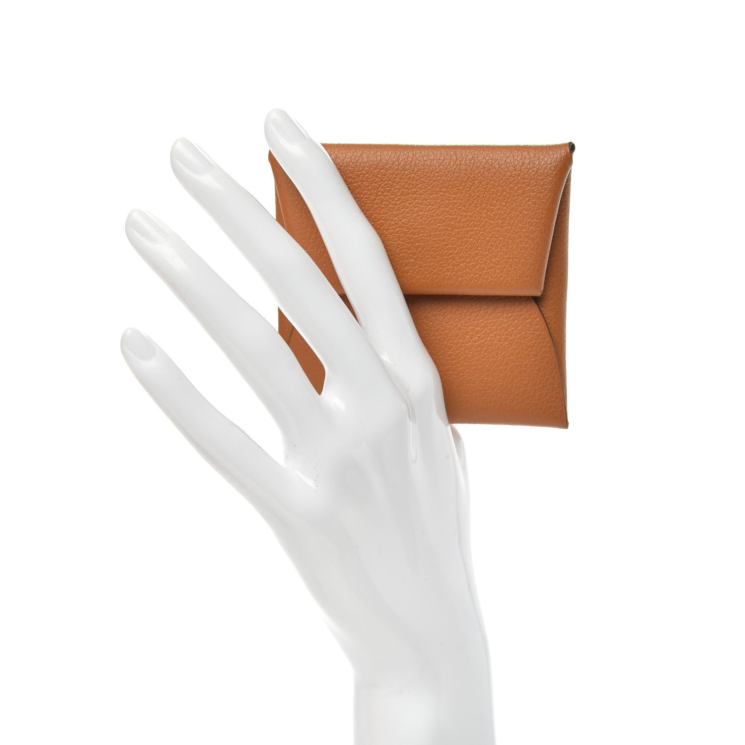 Hermes Evercolor Bastia Coin Purse Toffee 2 of 7