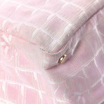 Chanel Nylon Travel Large Tote Pink 13 of 19