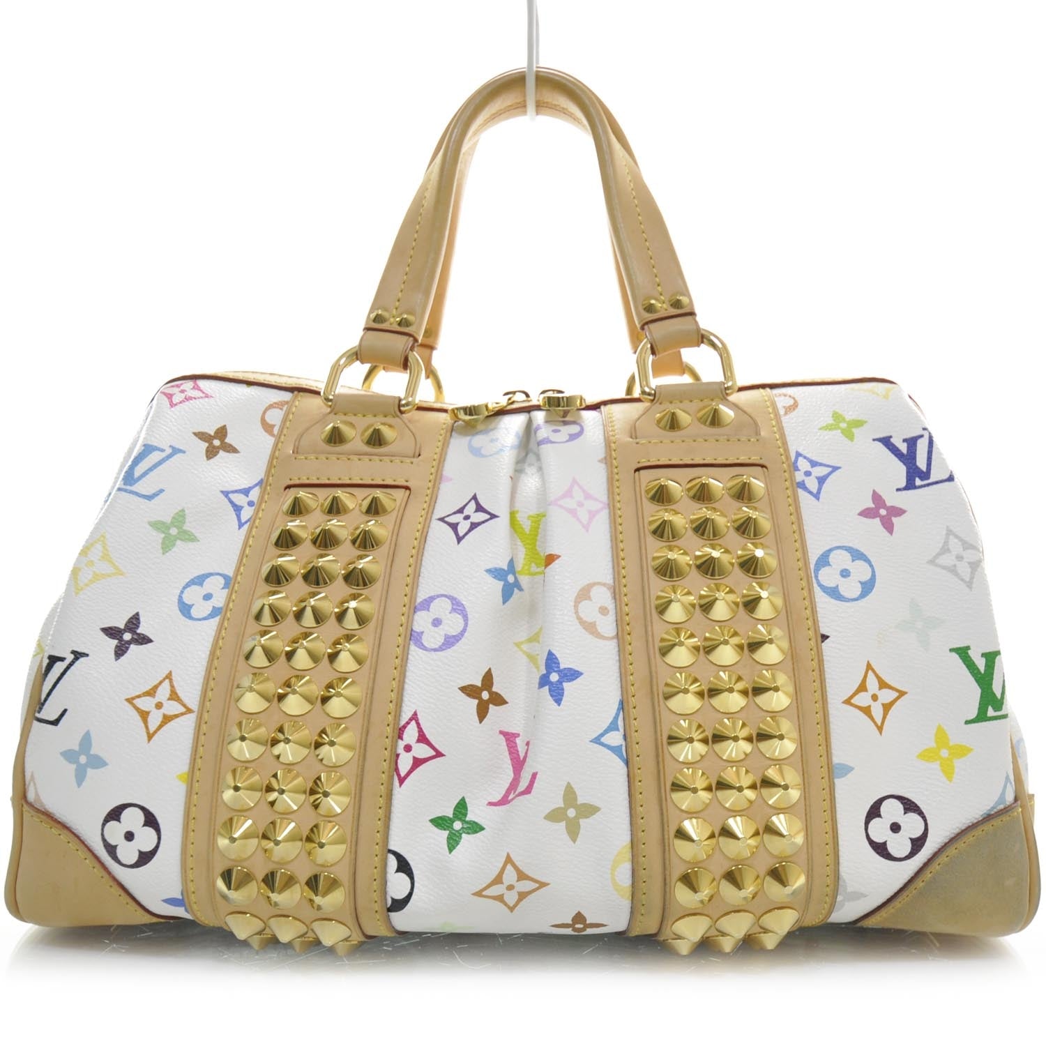 Louis Vuitton Monogram Multicolor Courtney MM White 1 of 9