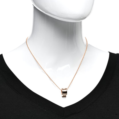 Bulgari 18K Rose Gold B.Zero1 Pendant Necklace 2 of 4