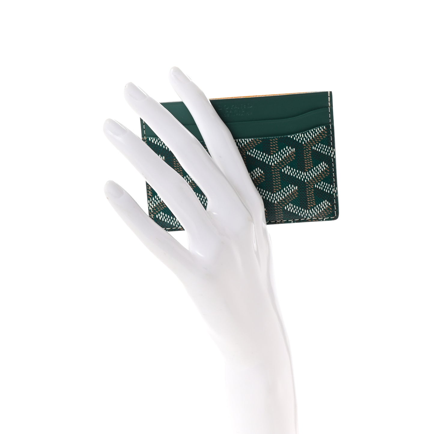 Goyardine Saint Sulpice Card Holder Green
