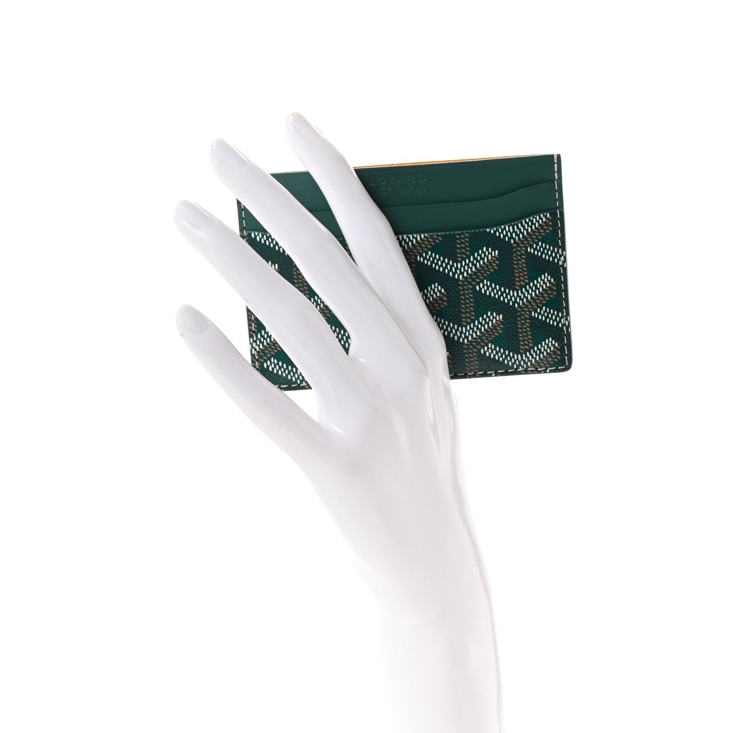 Goyard Goyardine Saint Sulpice Card Holder Green 2 of 7