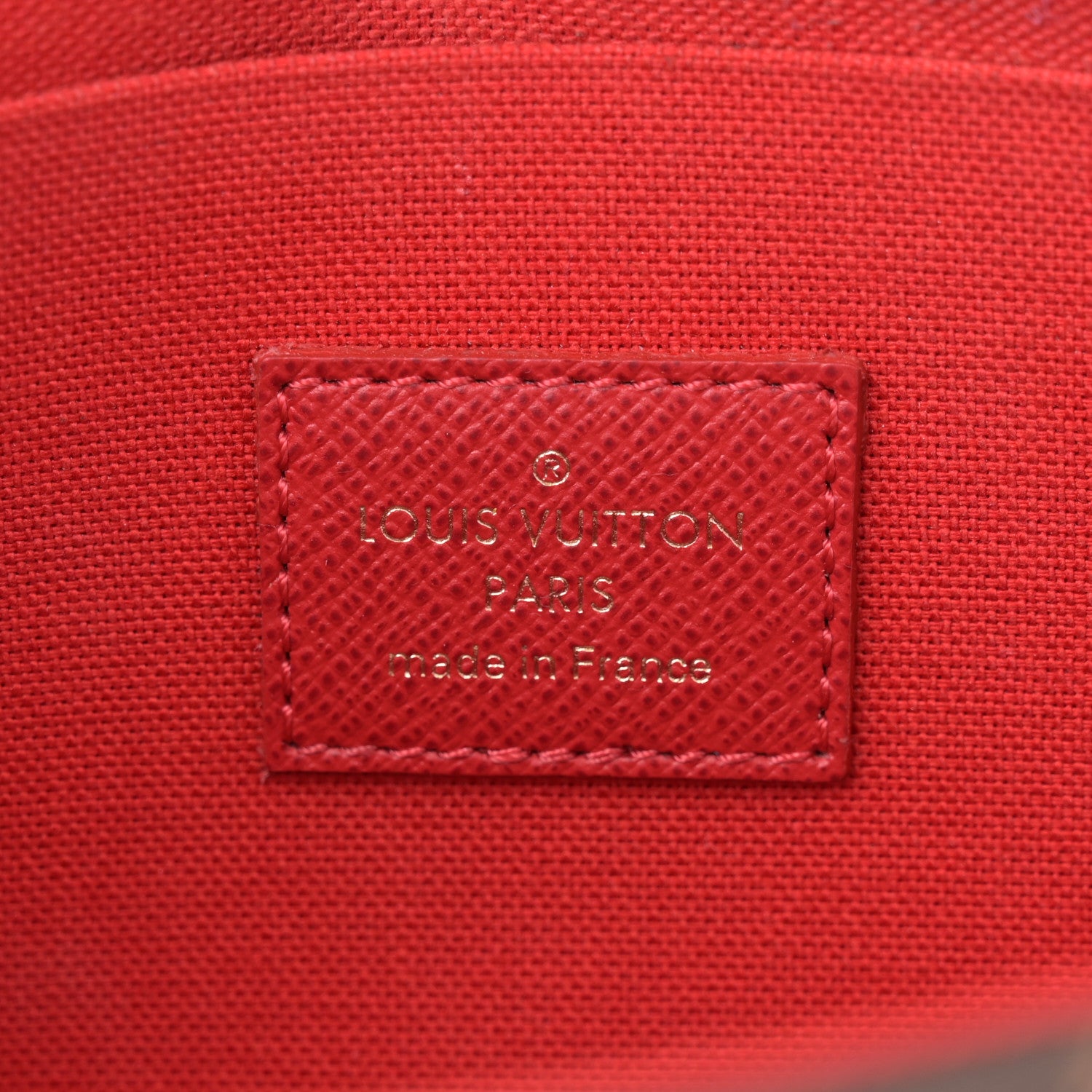 Louis Vuitton Damier Ebene My LV World Tour Pochette Felicie Chain Wallet Coquelicot 7 of 12