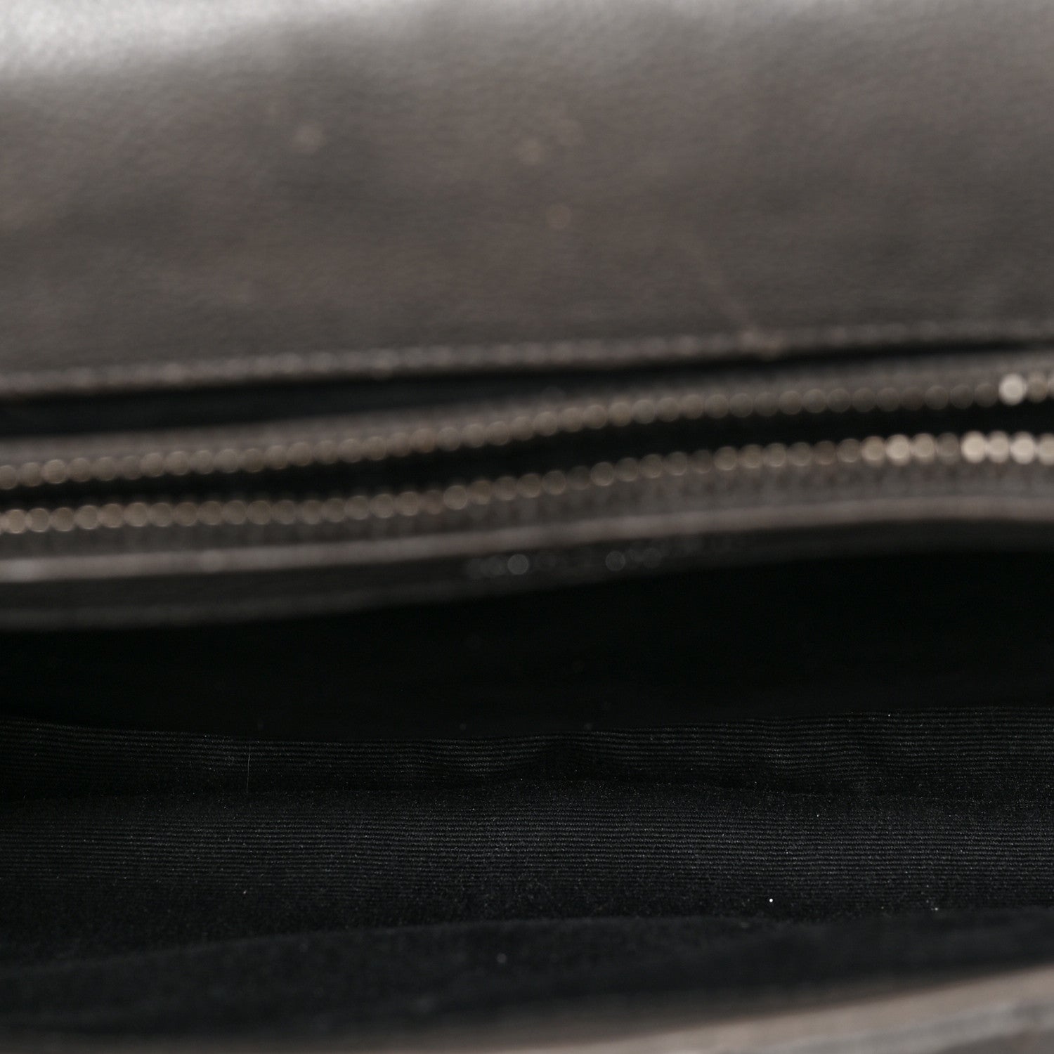 Saint Laurent Sheepskin Matelasse Chevron Monogram Medium College Bag Asphalt 5 of 8