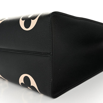Louis Vuitton Empreinte Monogram Giant Onthego GM Black Beige 9 of 10