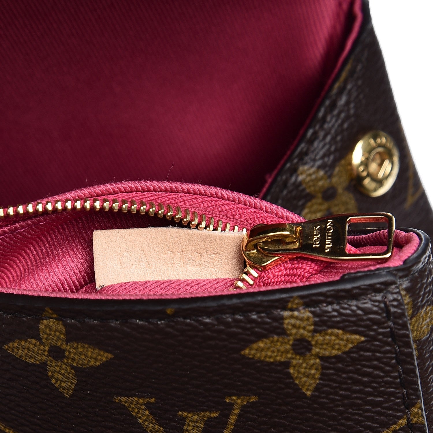 Louis Vuitton Monogram Cluny BB Hot Pink Safran Imperial 8 of 8