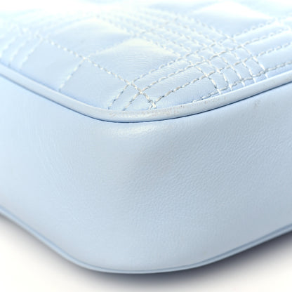 Burberry Lambskin Quilted Camera Bag Pale Blue 8 of 9