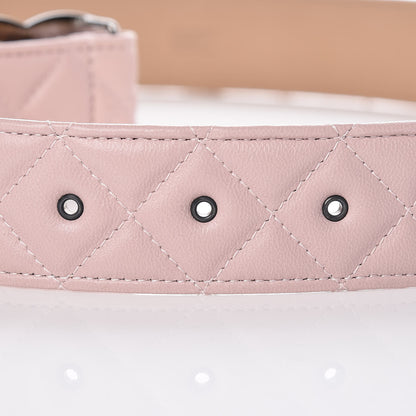 Chanel Lambskin Quilted CC Belt 90 36 Pink 7 of 8