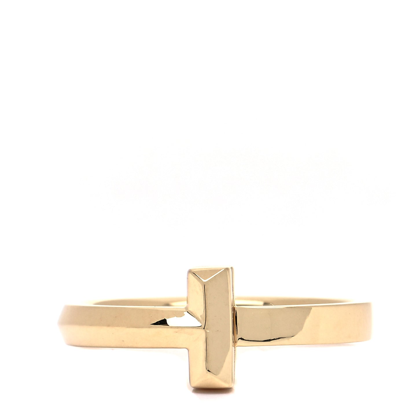 18K Yellow Gold T T1 Ring 49 5