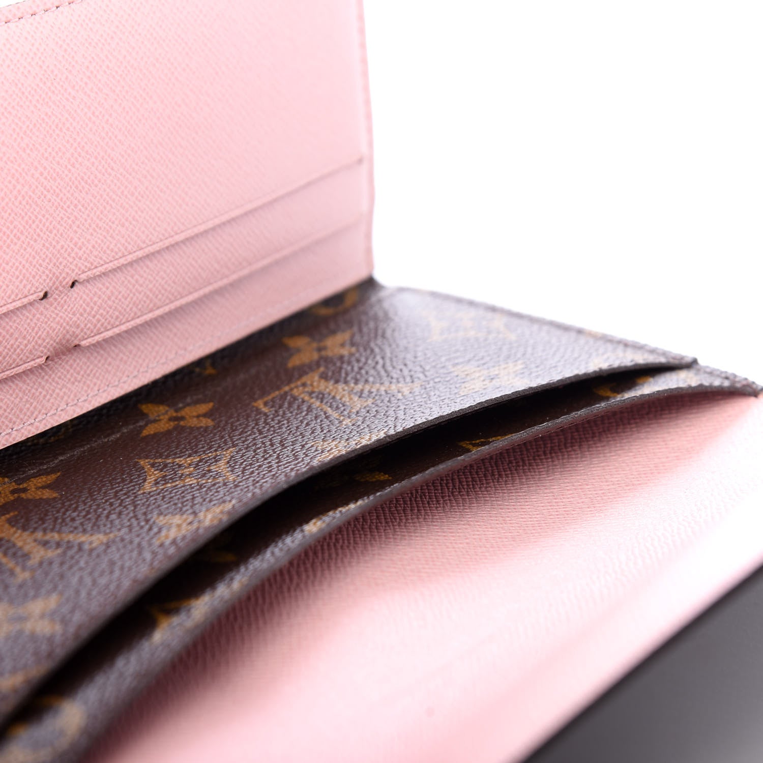 Louis Vuitton Monogram Josephine Wallet Rose Ballerine 8 of 9