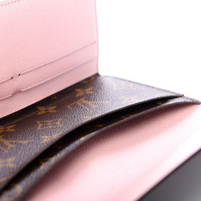 Louis Vuitton Monogram Josephine Wallet Rose Ballerine 8 of 9