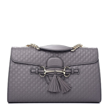 Gucci Soft Microguccissima Medium Emily Chain Shoulder Bag Loess 1 of 10