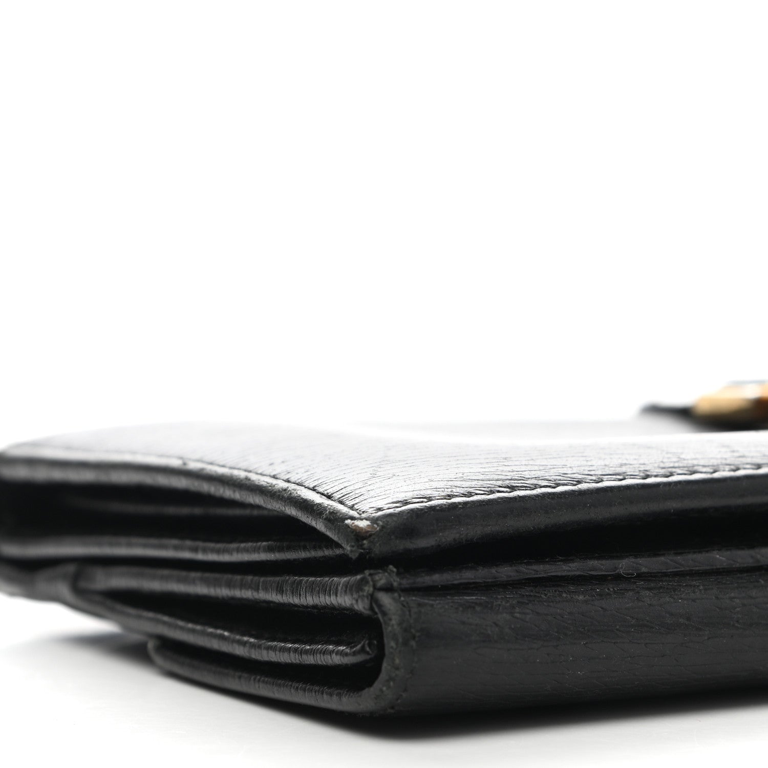 Gucci Calfskin Continental Bardot Wallet Black 24 of 25