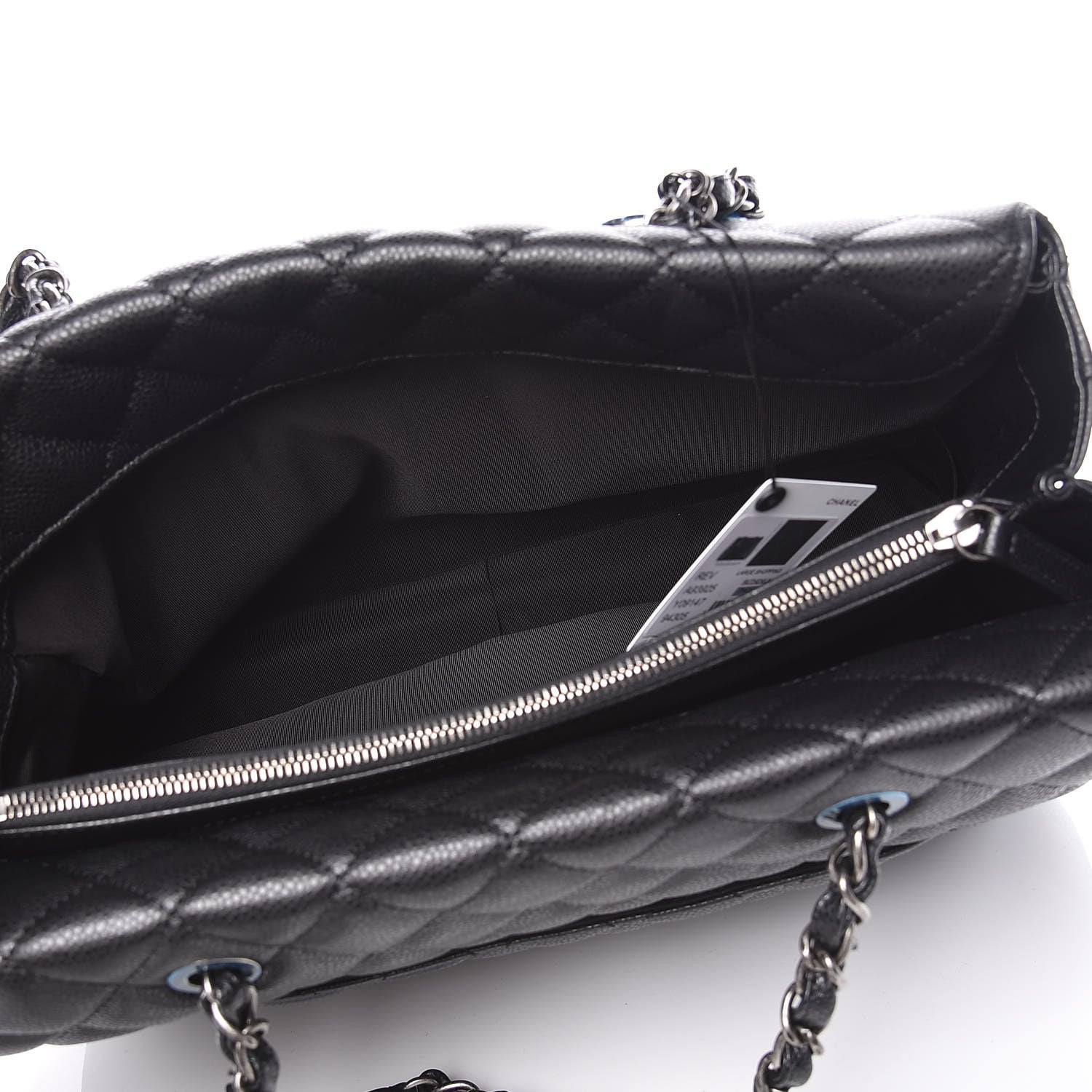 Chanel Caviar Quilted City Shopping Tote Black 7 of 11